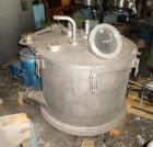 Used Stainless Steel Ellerwerk Vertical Basket Centrifuge, Type 734
