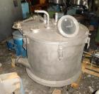 Used- Stainless Steel Ellerwerk Vertical Basket Centrifuge, Type 734