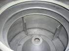 Used- Stainless Steel Ellerwerk Vertical Basket Centrifuge, Type 734