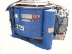Used Ketema Tolhurst Basket Centrifuge, top load and unload, 316L stainless steel product contact surfaces, 30