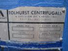 Used Ketema Tolhurst Basket Centrifuge, top load and unload, 316L stainless steel product contact surfaces, 30