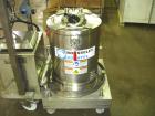 Used-Rousselet-Robatel RC40VTR Perforated Basket Centrifuge. 316 stainless steel construction on product contact areas, bask...