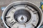 Used Rousselet SC85-3KSAR Perforated Basket Centrifuge. 316 Stainless steel construction on product contact areas, top load, top unload, maximum bowl speed 1300 rpm (800 x G force), tripod suspension...