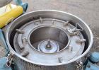 Used Rousselet SC85-3KSAR Perforated Basket Centrifuge. 316 Stainless steel construction on product contact areas, top load, top unload, maximum bowl speed 1300 rpm (800 x G force), tripod suspension...