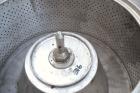 Used Rousselet SC85-3KSAR Perforated Basket Centrifuge. 316 Stainless steel construction on product contact areas, top load, top unload, maximum bowl speed 1300 rpm (800 x G force), tripod suspension...