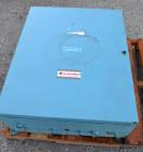 Used Rousselet SC85-3KSAR Perforated Basket Centrifuge. 316 Stainless steel construction on product contact areas, top load, top unload, maximum bowl speed 1300 rpm (800 x G force), tripod suspension...