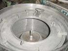 Used Stainless Steel Rousselet Perforated Basket Centrifuge, Model SC85-3KSAR