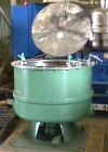 USED: Sharples 30 x 14 Hurricane solid basket centrifuge, 304 stain-less steel. Bowl has baffles and skimmer tube, 5 hp XP motor 220/440/3/60/850/1700 rpm. Complete with start/stop buttons and foot b...