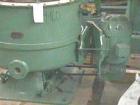 USED: Sharples 30 x 14 Hurricane solid basket centrifuge, 304 stain-less steel. Bowl has baffles and skimmer tube, 5 hp XP motor 220/440/3/60/850/1700 rpm. Complete with start/stop buttons and foot b...