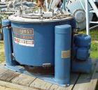 Used Tolhurst Ametek Basket/Batch Rubber Lined Center-Slung Centrifuge, Model 1-B-1