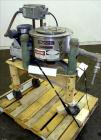 Used Stainless Steel Tolhurst Perforated Basket Centrifuge, Model 12
