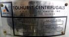 Used Stainless Steel Tolhurst Perforated Basket Centrifuge, Model 12