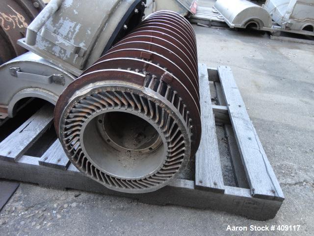 Used Sharples  P-3400 Super-d-Canter Centrifuge Conveyor. Stainless Steel Vane Design