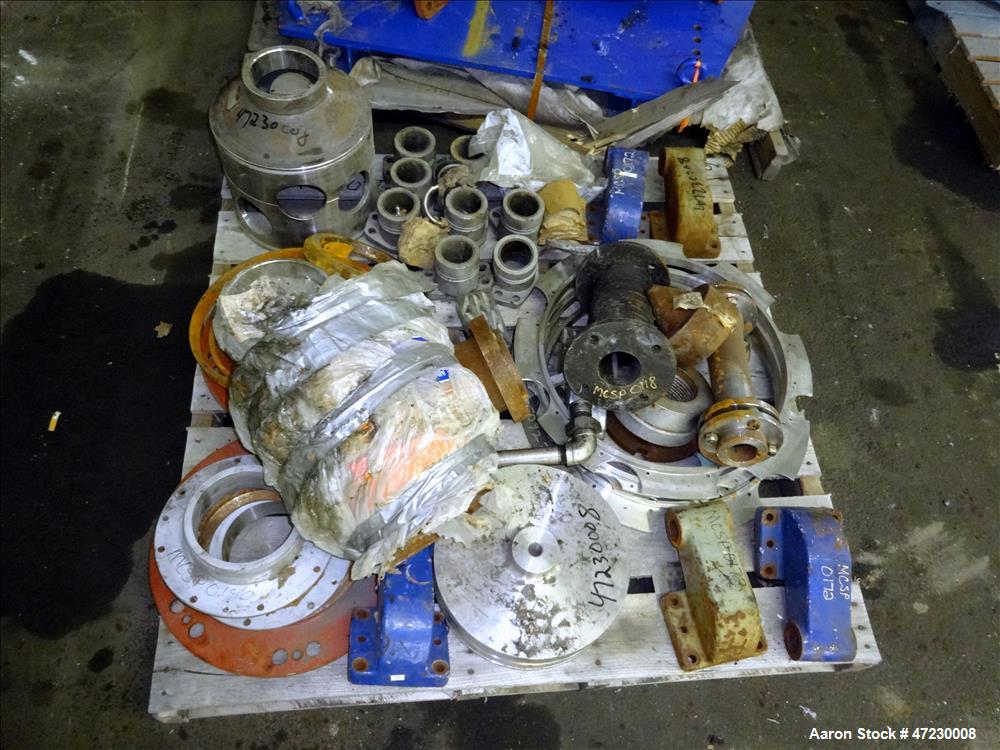 Unused- Sharples P-5400 Super-D-Canter Centrifuge Wear Protection Parts.