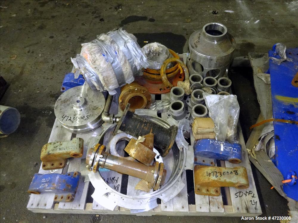 Unused- Sharples P-5400 Super-D-Canter Centrifuge Wear Protection Parts.
