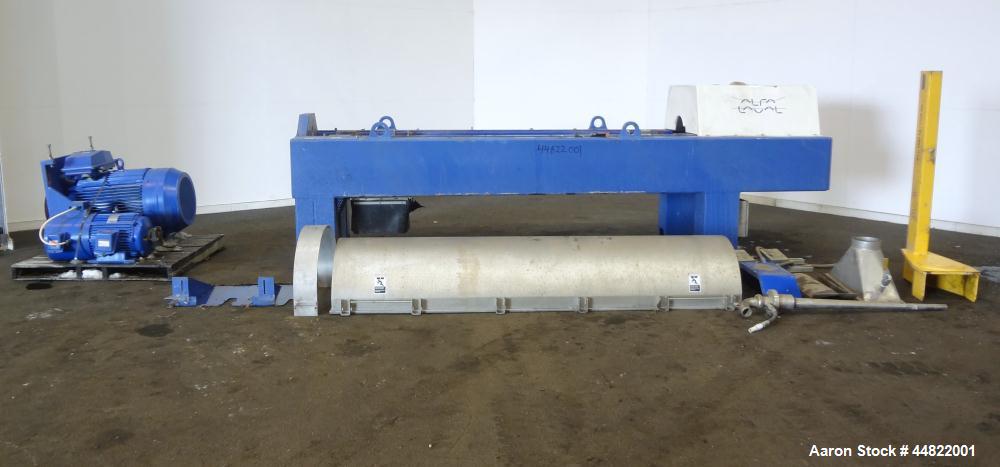 Used Alfa Laval Solid Bowl Decanter Centrifuge Parts, Model ALDEC 606