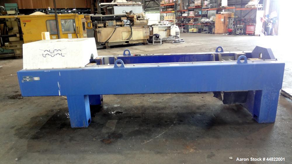 Used Alfa Laval Solid Bowl Decanter Centrifuge Parts, Model ALDEC 606