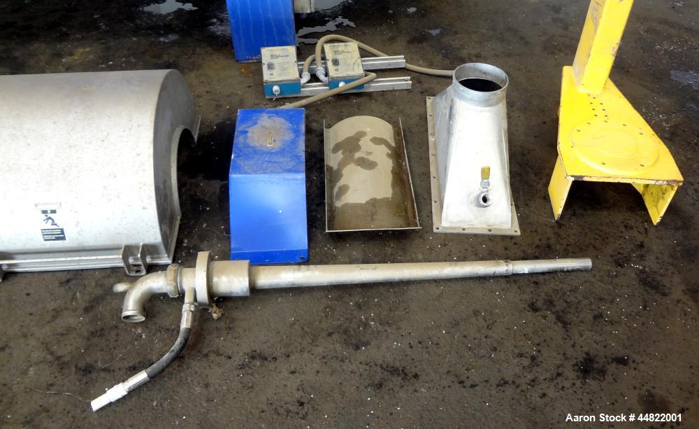 Used Alfa Laval Solid Bowl Decanter Centrifuge Parts, Model ALDEC 606