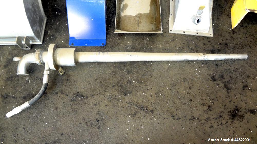 Used Alfa Laval Solid Bowl Decanter Centrifuge Parts, Model ALDEC 606