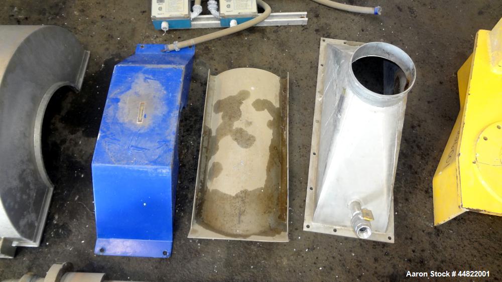 Used Alfa Laval Solid Bowl Decanter Centrifuge Parts, Model ALDEC 606
