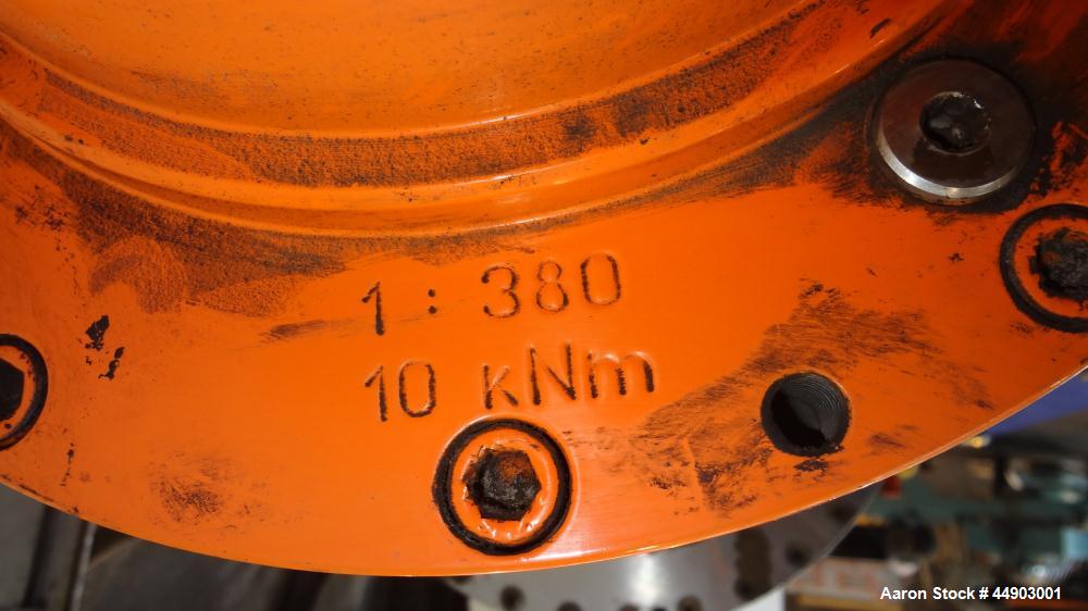 Used Alfa Laval Aldec 556 Solid Bowl Decanter Centrifuge.(PARTS MACHINE) 2205 Stainless steel (product contact areas). Maximum bowl speed 3650 rpm, 152mm single lead conveyor with hardfacing, diamete...