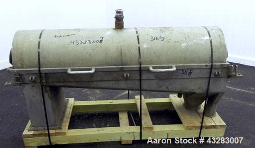 Used Alfa Laval NX-418 Top Cover & Lower Casing. 316 Stainless Steel.