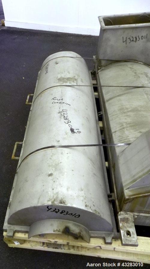 Used Stainless Steel Alfa Laval NX-418 Top Cover & Lower Casing