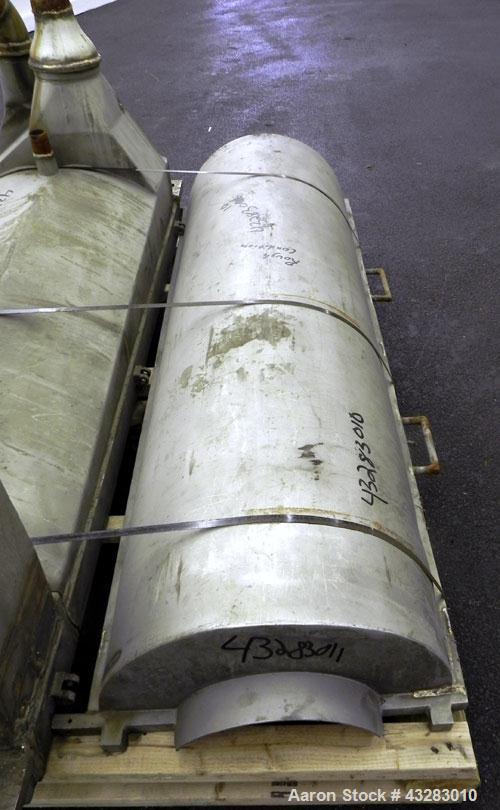 Used Stainless Steel Alfa Laval NX-418 Top Cover & Lower Casing