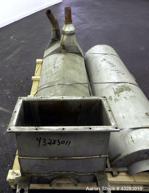Used Stainless Steel Alfa Laval NX-418 Top Cover & Lower Casing