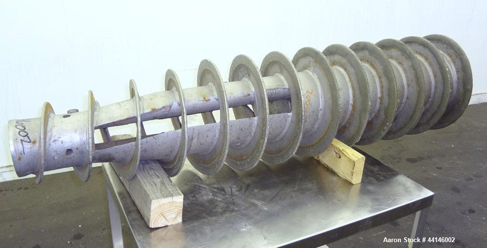 Used Alfa Laval NX-418 "Esjberg" Conveyor. 316 Stainless steel construction. 110 mm pitch. welded hardfacing.