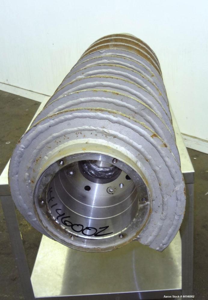 Used Alfa Laval NX-418 "Esjberg" Conveyor. 316 Stainless steel construction. 110 mm pitch. welded hardfacing.