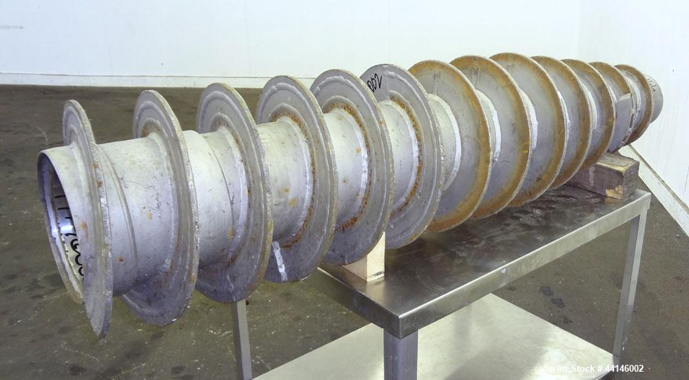 Used Alfa Laval NX-418 "Esjberg" Conveyor. 316 Stainless steel construction. 110 mm pitch. welded hardfacing.