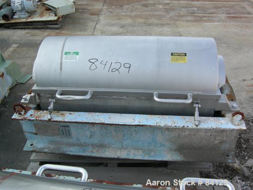 USED: Alfa Laval NX-314B-31 solid bowl decanter base and casing assembly.