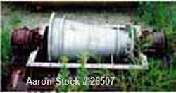 USED: Parts for a Bird 18 x 28 decanter centrifuge consisting of:  (1) stainless steel lower casing, (1) stainless steel conical bowl with side discharge, (1) pillow block housing.