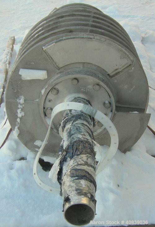 Used Bird 24" x 38" Solid Bowl Decanter Centrifuge Conveyor, 316 Stainless Steel. 3" Single lead.
