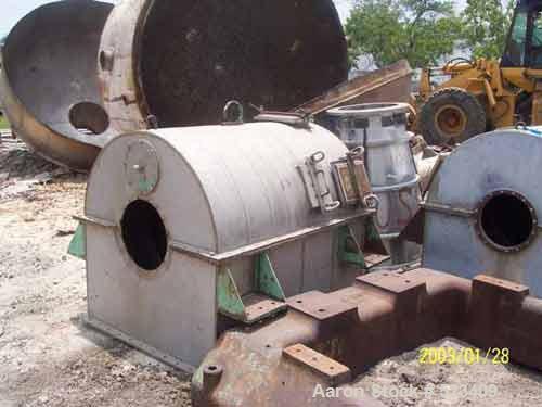 USED: Bird decanter centrifuge rotating assembly, 24 x 38 solidbowl, 316 stainless steel, LB161196, SA44-1159, P1533A1.