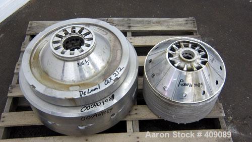Used Stainless Steel Delaval QX-212 Nozzle Centrifuge Bowl Assembly