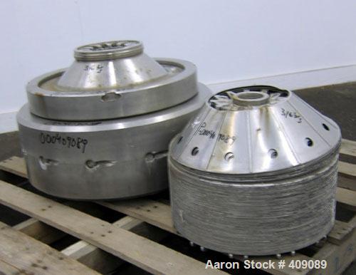 Used Stainless Steel Delaval QX-212 Nozzle Centrifuge Bowl Assembly