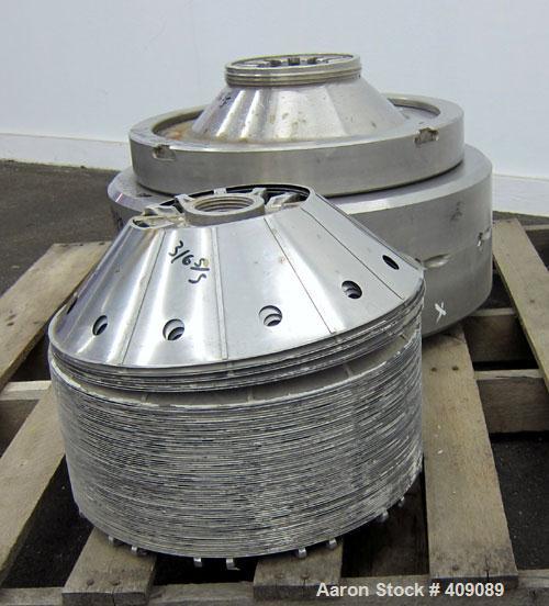 Used Stainless Steel Delaval QX-212 Nozzle Centrifuge Bowl Assembly