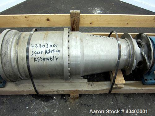 Used Dorr Oliver Merco Bowl & Rotating Assembly for a Decanter Centrifuge, Model 16L