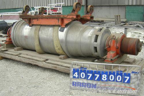 Used Sharples PM-75000 Super-D-Canter Centrifuge Rotating Assembly, 316/317 stainless steel construction on product contact areas. Max bowl speed 2600 rpm, 360 degree solid discharge ports with STC l...