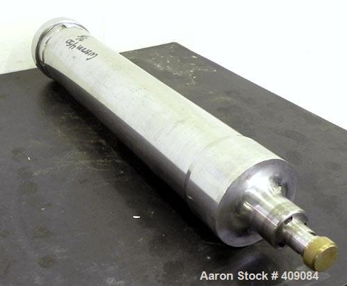 Used Sharples AS 26 Centrifuge Parts. Consisting of: (1) AS 26 bowl assembly, custom 450 stainless steel. Clarifier design. (1) Barrel housing (1) lower drag, and (1) 316 stainless steel cover.