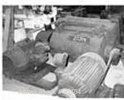 USED: Sharples P-3000 rotating assembly, carbon steel construction. 4-1/4" pitch conveyor with stc tiles, contour bowl, circular hole cake ports lined with ceramic, 1-2-3-4 plate dam, 25 hp xp motor,...