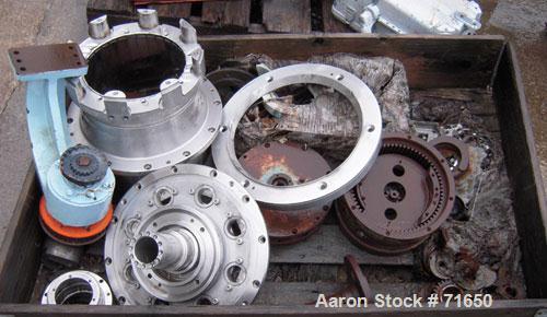 Used- Sharples P-3400 Super-D-Canter centrifuge rotating assembly parts.