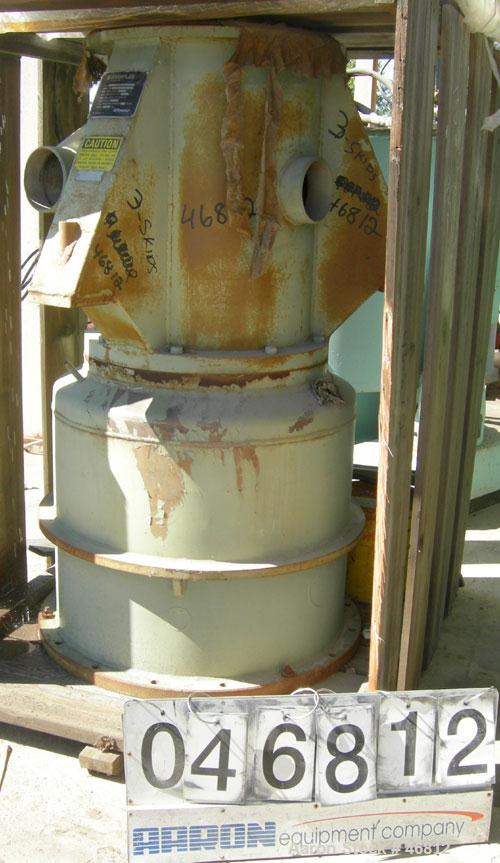 Used UNUSED: Sharples P-4400 vertical Super-D-Canter centrifuge casing, type PR326-1-482368. Includes a bearing, 40 hp, 3/60/460 volt, 3490 rpm main drive motor, and a hydraulic lube panel.