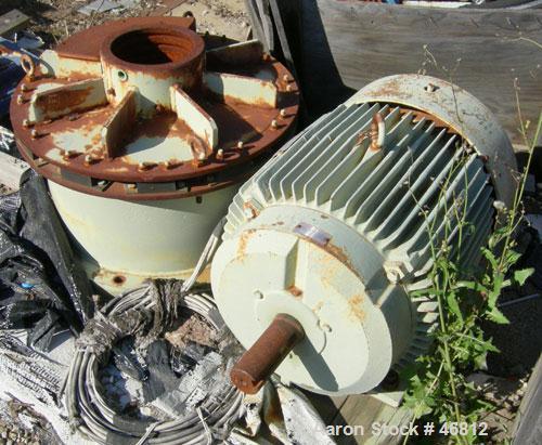 Used UNUSED: Sharples P-4400 vertical Super-D-Canter centrifuge casing, type PR326-1-482368. Includes a bearing, 40 hp, 3/60/460 volt, 3490 rpm main drive motor, and a hydraulic lube panel.