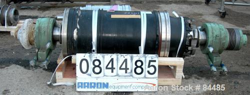 USED: Sharples P-4600 Super-D-Canter Rotating Assembly, 304 stainless steel construction on product contact areas. Max bowl speed approximately 2750 rpm, 6" single lead conveyor with tiles, hogged ou...
