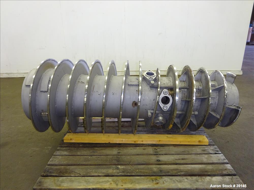 Used Stainless Steel Sharples P-5000 Decanter Centrifuge Conveyor