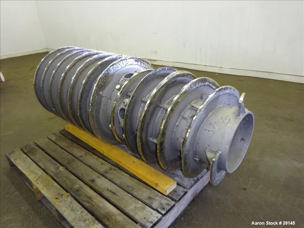 Used Stainless Steel Sharples P-5000 Decanter Centrifuge Conveyor
