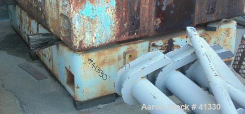 USED: Sharples P-5000 decanter centrifuge base, carbon steel base construction.